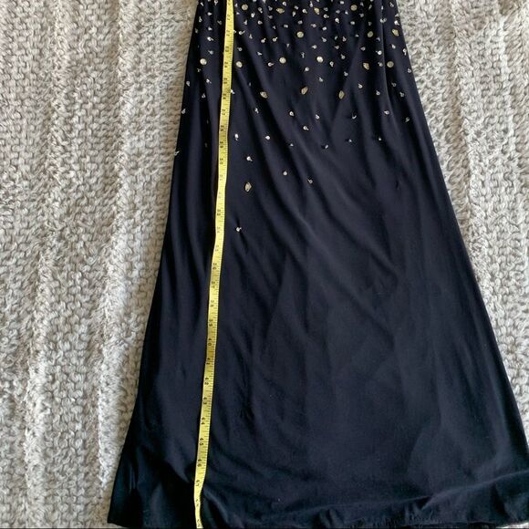 Gorgeous Navy Formal (Prom) Dress Embellished With Sequin’s & Crystals - Picture 11 of 15